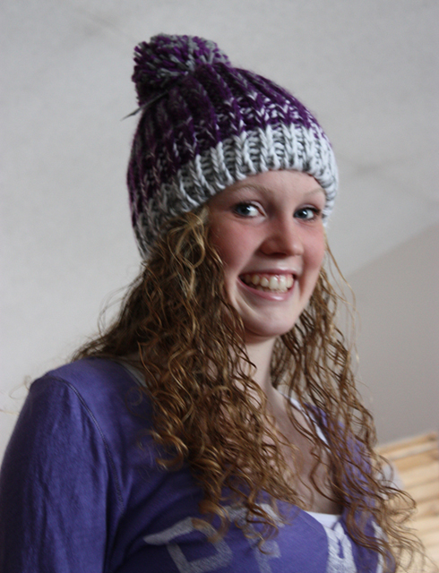 Looking pretty in purple!